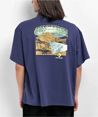 Converse Mountain Remix Navy Blue T-Shirt