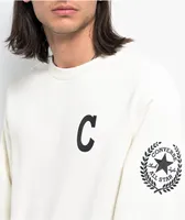 Converse Old School White Crewneck Sweatshirt