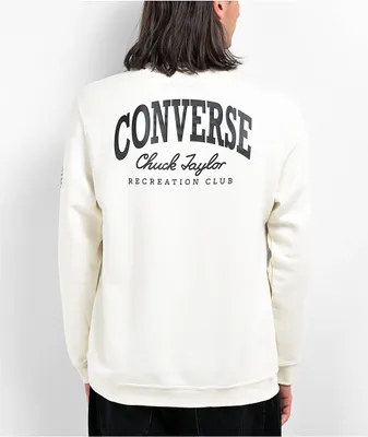 Converse Old School White Crewneck Sweatshirt