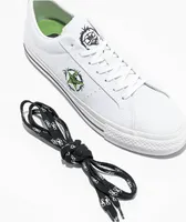 Converse One Star Pro 2000s White & Green Skate Shoes