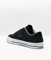 Converse One Star Pro Bones Black Suede Skate Shoes