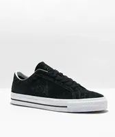 Converse One Star Pro Bones Black Suede Skate Shoes