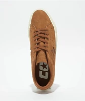 Converse One Star Pro Nubuck Warm Tan & Egret Skate Shoes