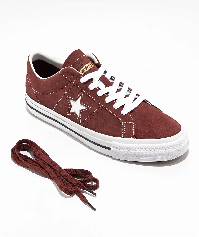 Converse One Star Pro Pueblo Brown Skate Shoes