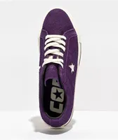 Converse One Star Pro Purple & White Suede Skate Shoes