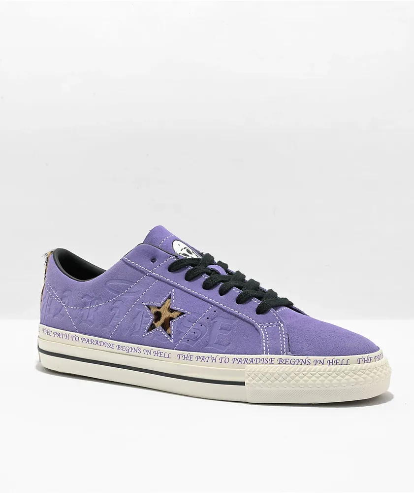 Converse One Star Pro Sean Pablo Lilac Suede Skate Shoes