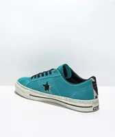 Converse One Star Pro Sean Pablo Teal Suede Skate Shoes