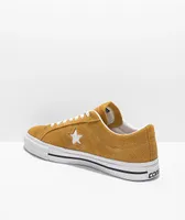 Converse One Star Pro Wheat, Black & White Suede Skate Shoes