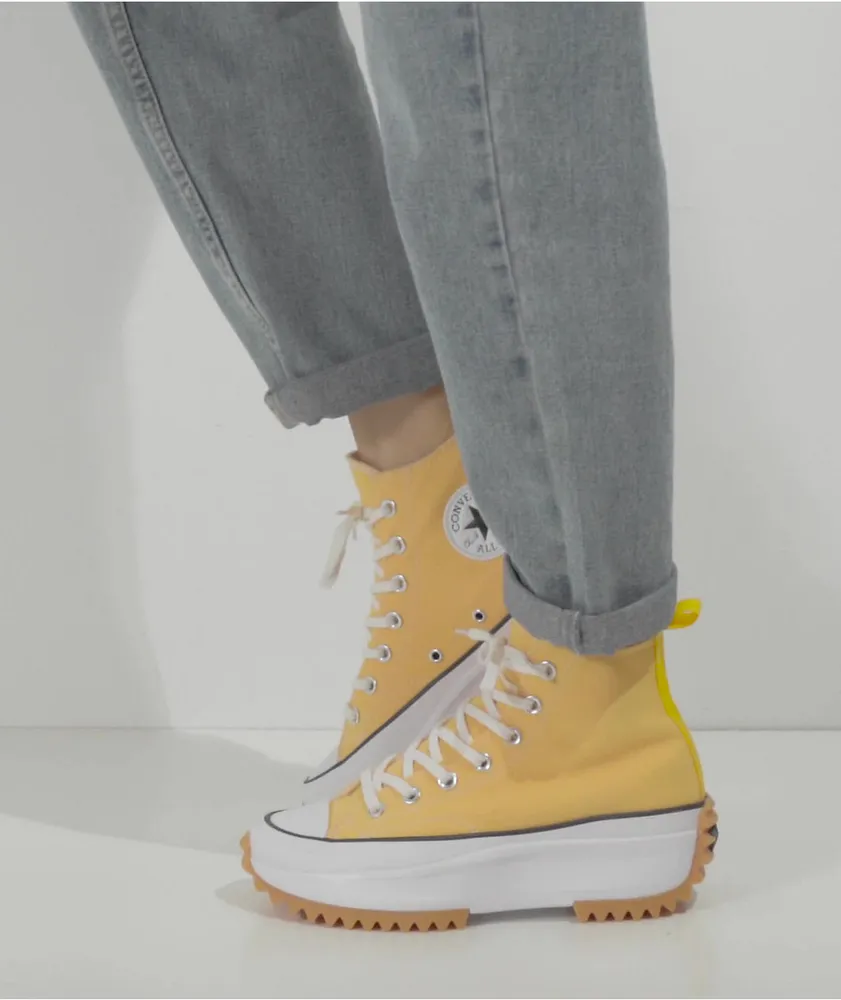 Converse Run Star Hike Citron Zest High Top Shoes