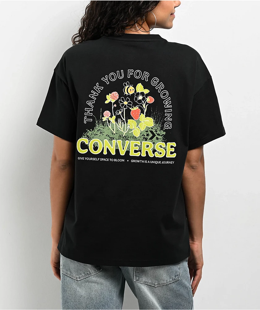 Converse Thanks For Growing Black T-Shirt