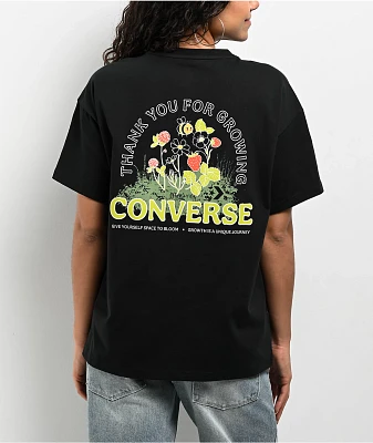 Converse Thanks For Growing Black T-Shirt