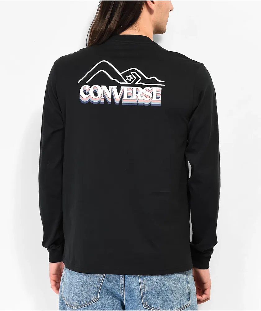 Converse Winter Chill Black Long Sleeve T-Shirt