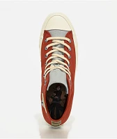 Converse x Naruto Chuck Taylor All Star Gaara Ritual Red & Natural Ivory High Top Shoes