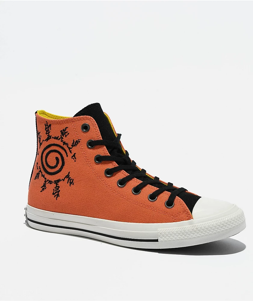 Converse x Naruto Chuck Taylor All Star Pale Magma & Black High Top Shoes