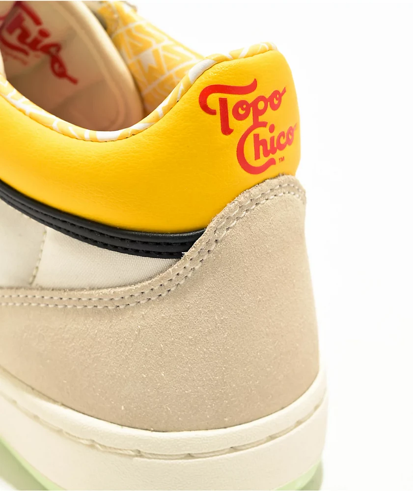 Converse x Topo Chico Fastbreak Pro Vintage White Skate Shoes