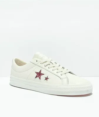 Converse x Turnstile One Star Pro White Skate Shoes