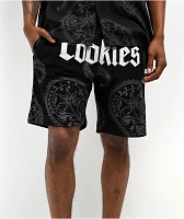 Cookies Amalfi Black Paisley Shorts