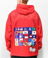 Cookies Award Tour Red Hooded Jacket