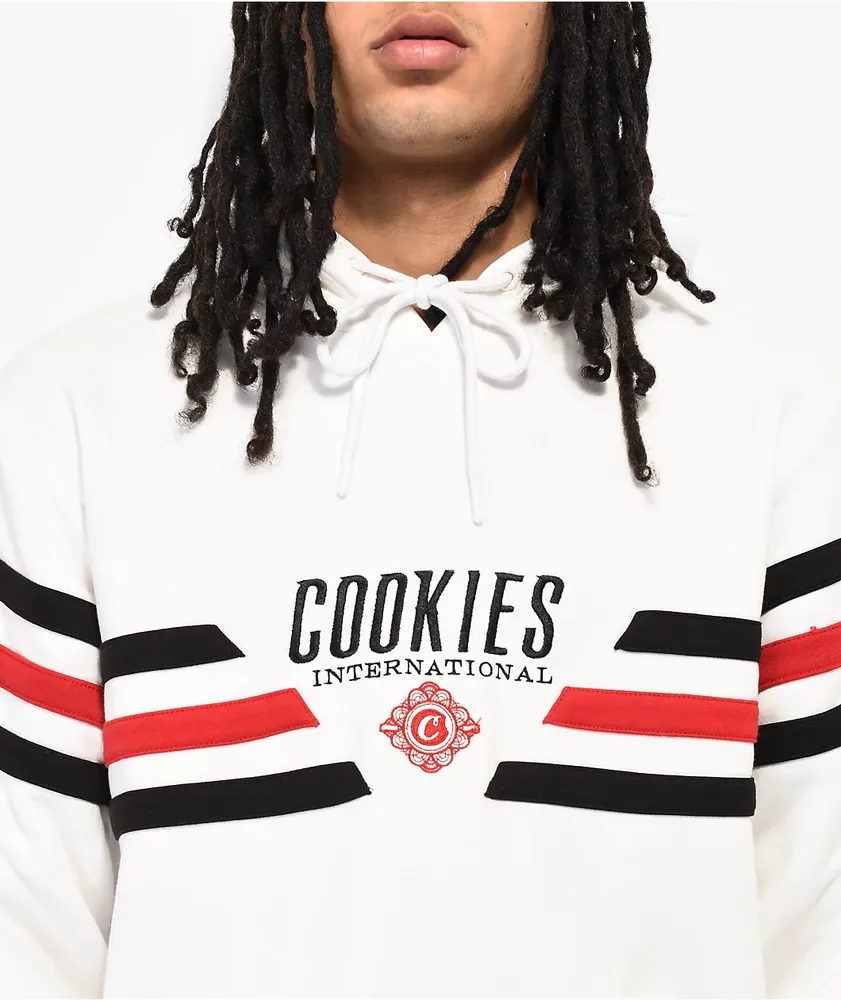 Cookies Azul White Hoodie