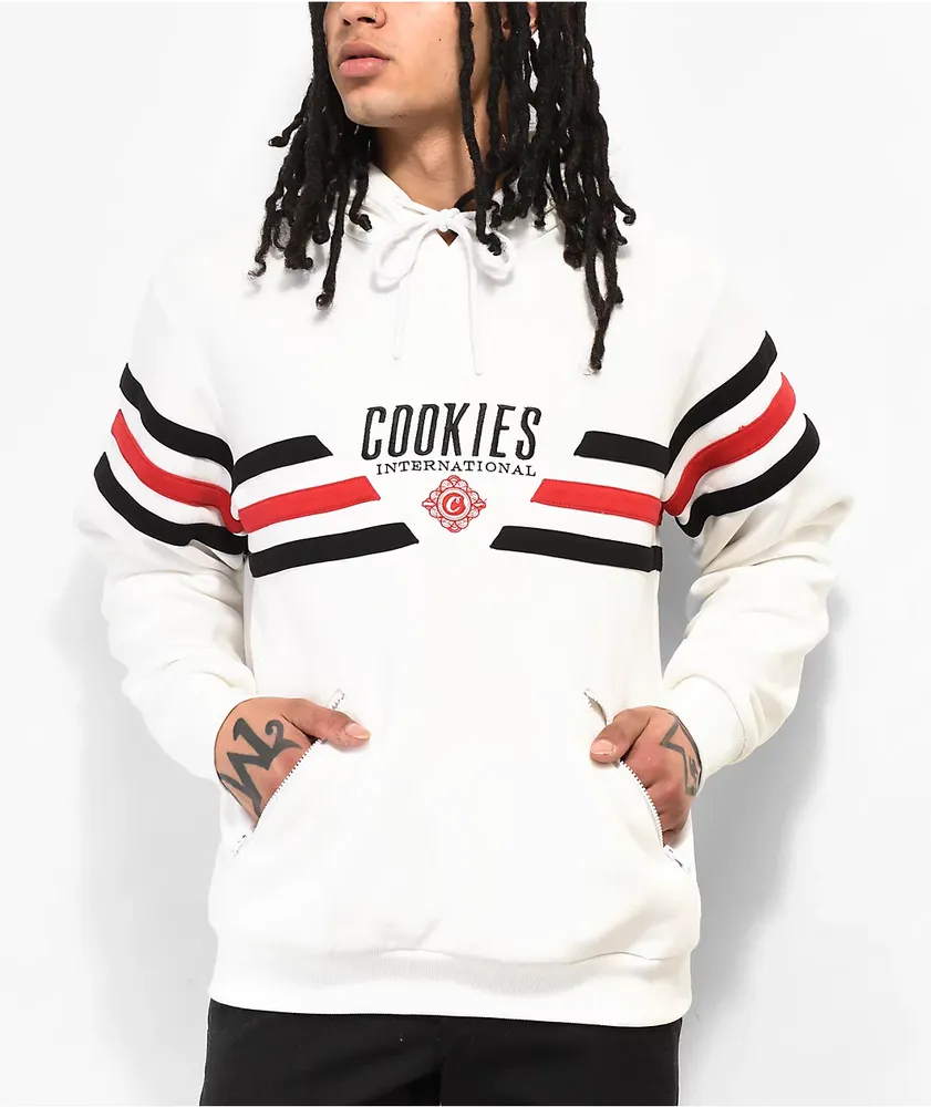 Cookies Azul White Hoodie