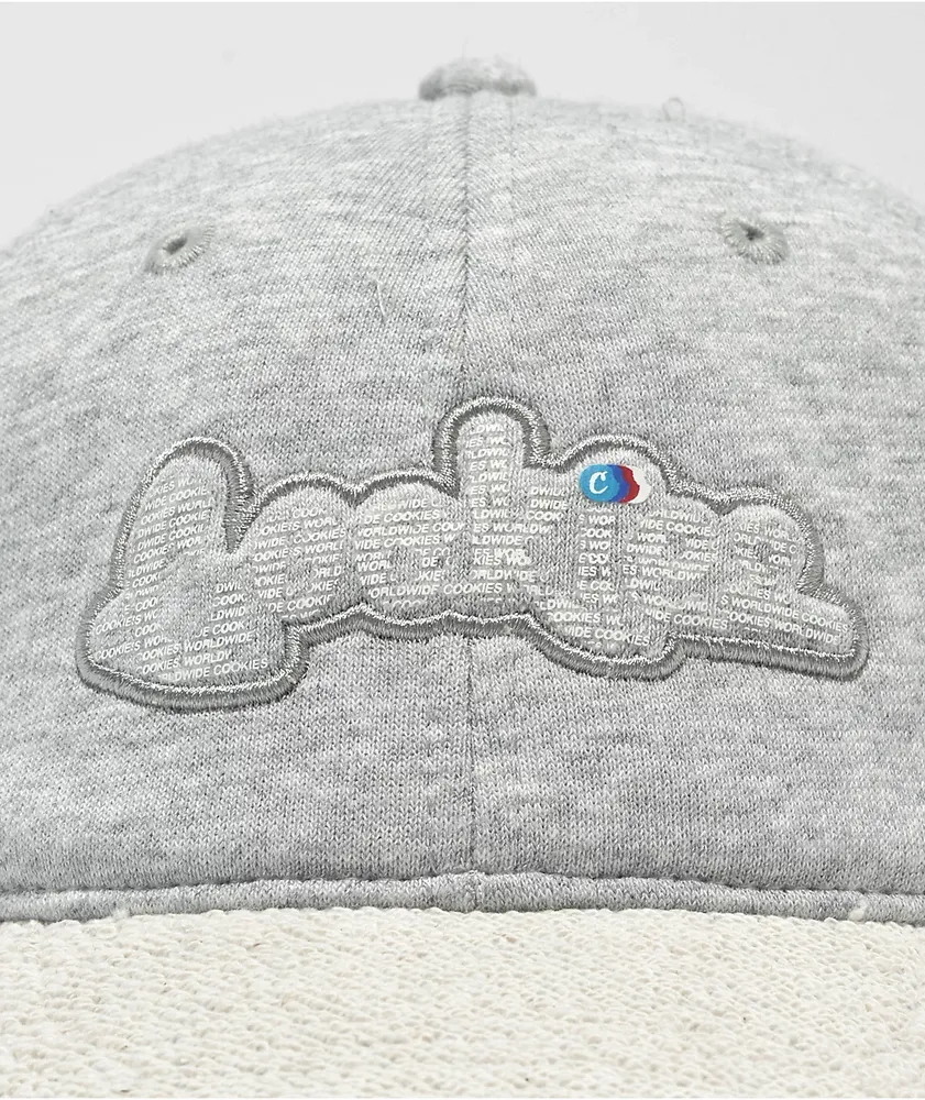 Cookies Back To Back Grey Strapback Hat
