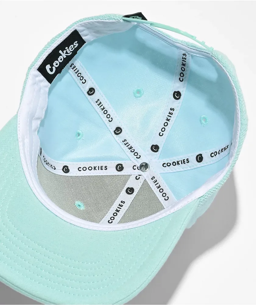 Cookies Back To Back Turquoise Snapback Hat