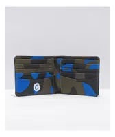 Cookies Blue & Green Camo Bifold Wallet