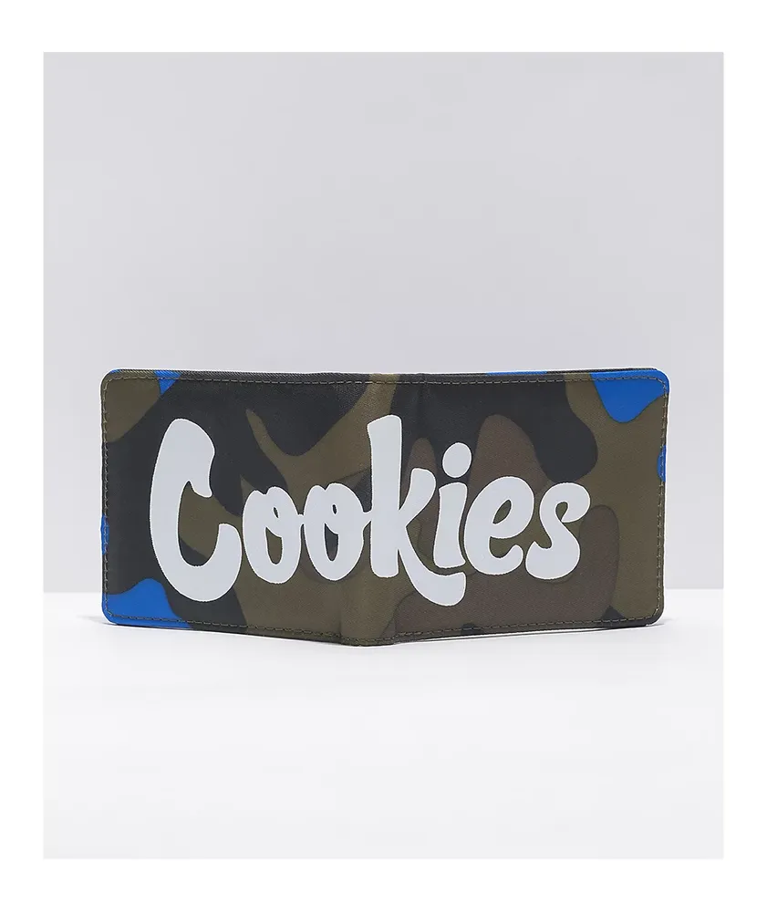 Cookies Blue & Green Camo Bifold Wallet