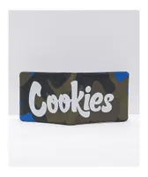 Cookies Blue & Green Camo Bifold Wallet