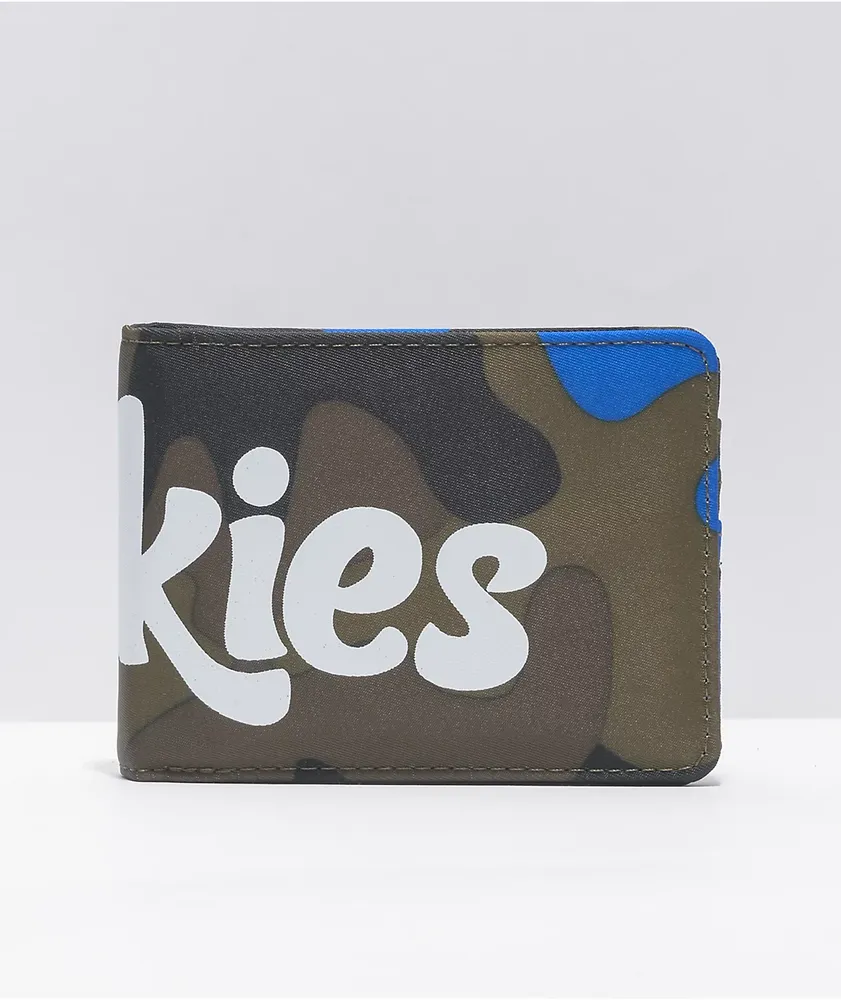 Cookies Blue & Green Camo Bifold Wallet