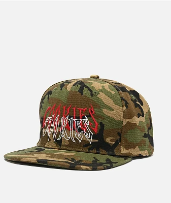 Cookies Canarchy Camo Snapback Hat