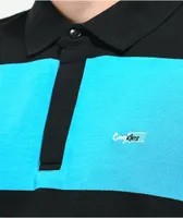 Cookies Changing Lanes Blue & Black Polo Shirt