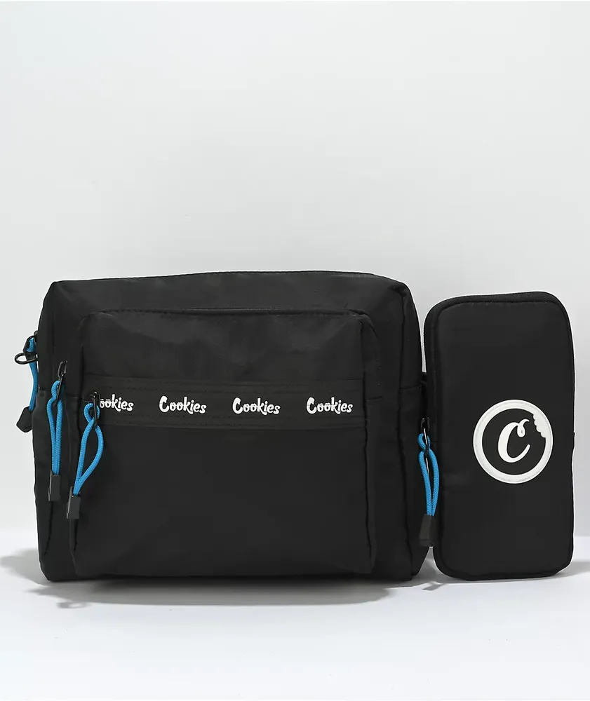 Cookies Charter Smell Proof Black Crossbody Bag