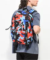 Cookies Charter Smell Proof Blue & Red Camo Backpack
