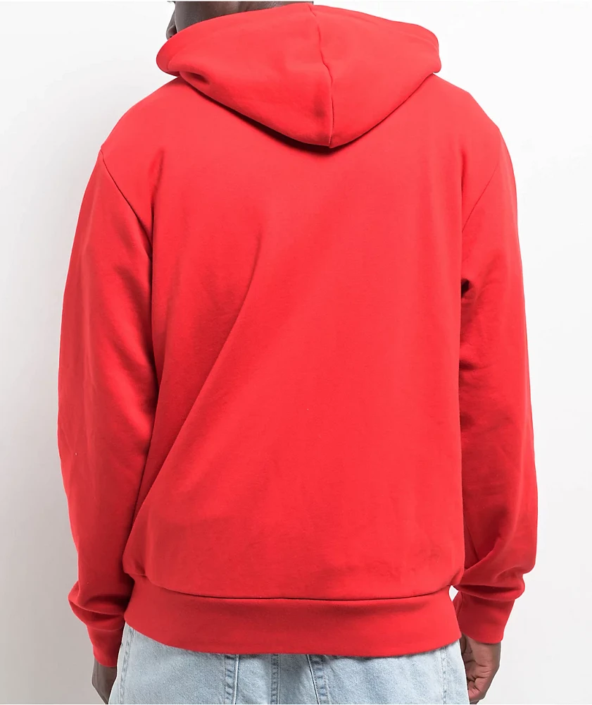 Cookies Chenille Red Zip Hoodie