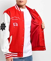 Cookies Crusaders Red Letterman Jacket