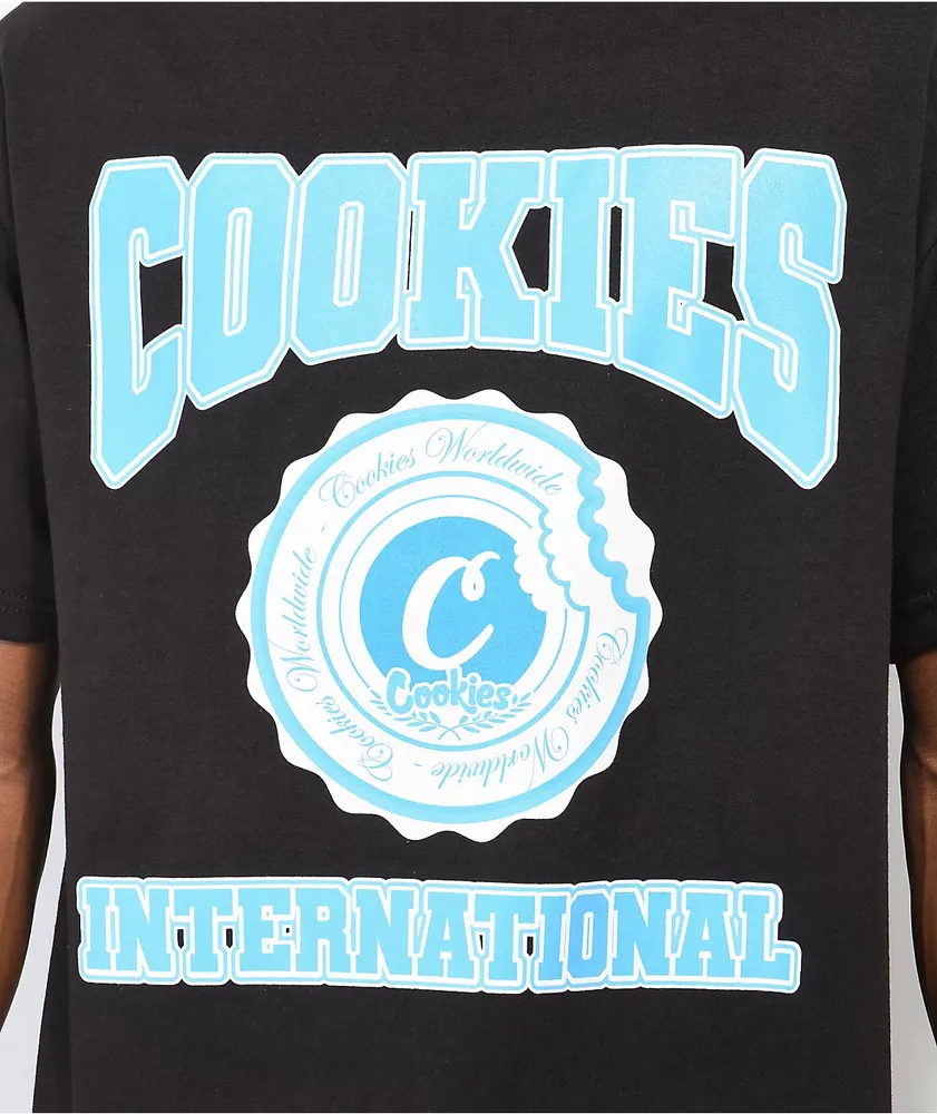 Cookies Double Stack Black T-Shirt