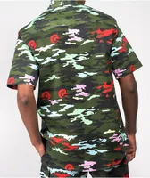 Cookies Escobar Camo Short Sleeve Button Up Shirt