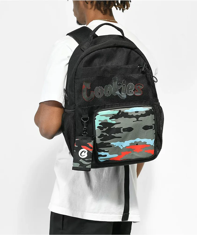 Cookies Escobar Smell Proof Black Camo Backpack