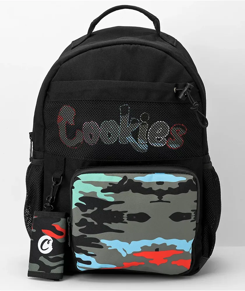 Cookies Escobar Smell Proof Black Camo Backpack