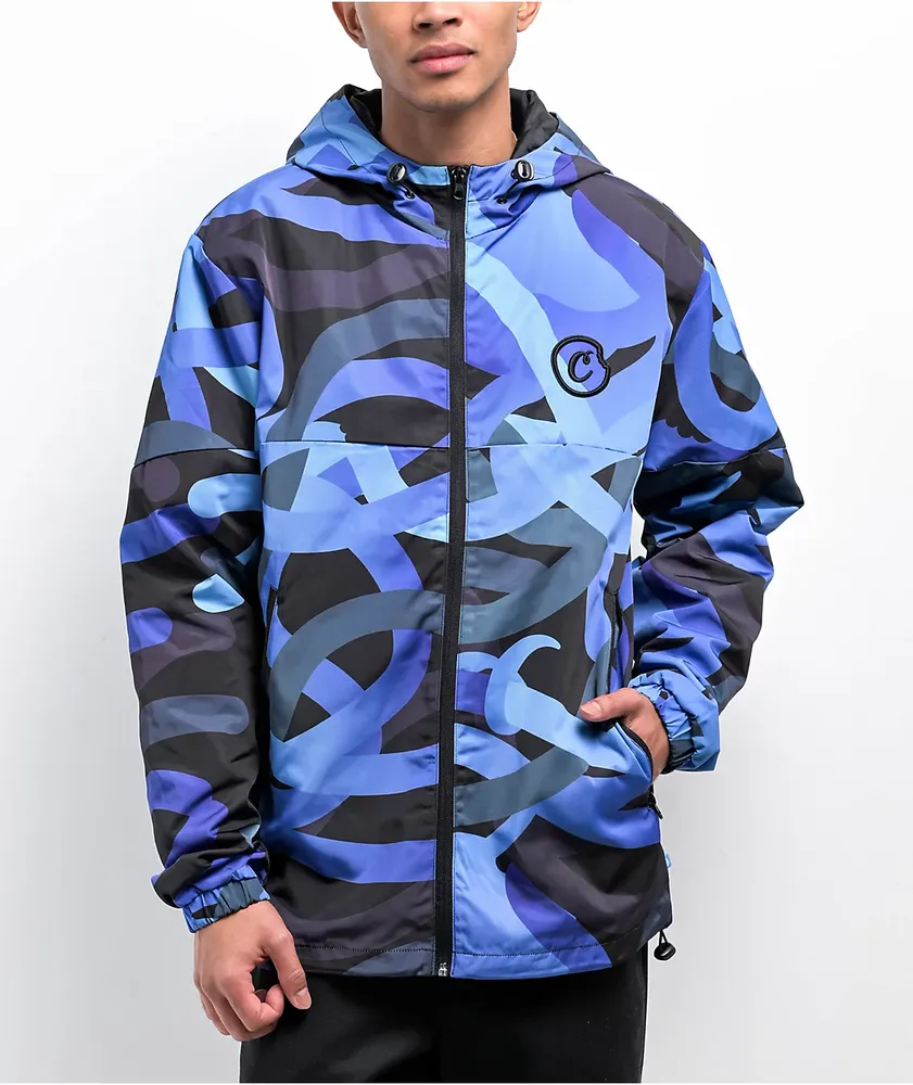 Cookies Fahrenheit Blue Windbreaker Jacket