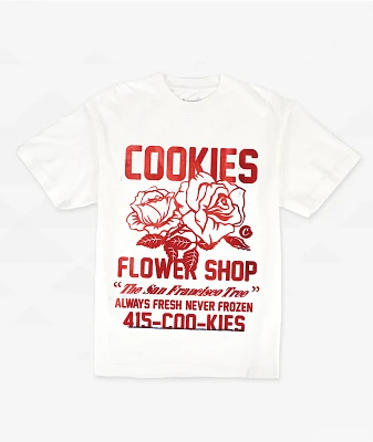 Cookies Flowers White T-Shirt