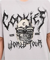 Cookies Heavy Mental World Grey T-Shirt