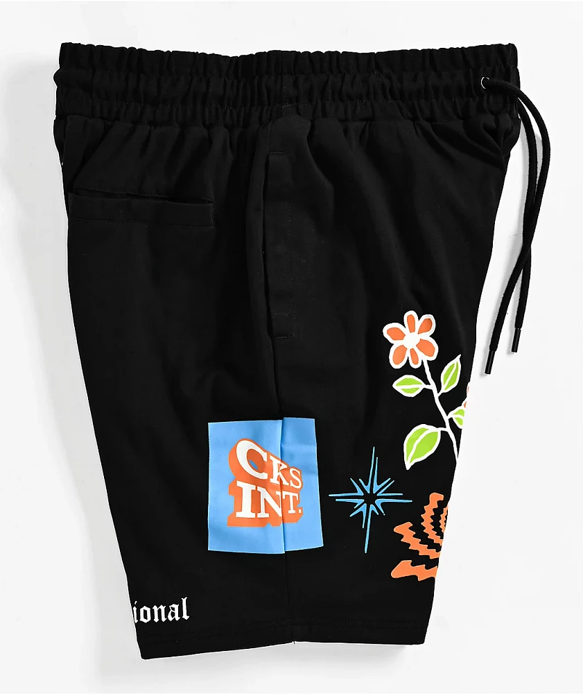 Cookies Highest Of Highs Black Sweat Shorts