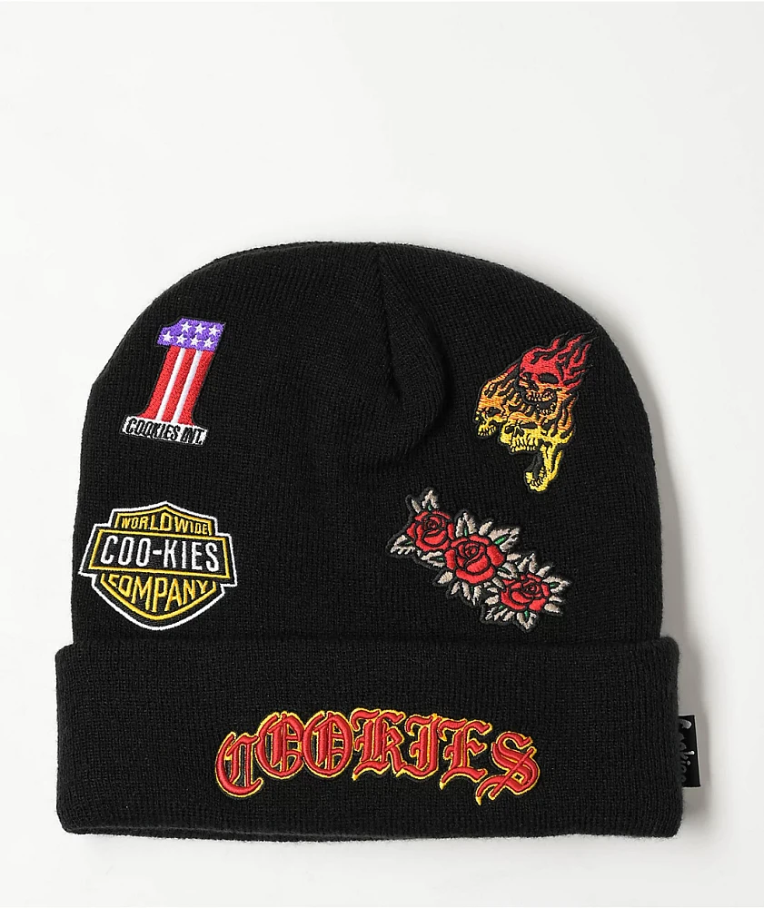 Cookies Highway Black Beanie