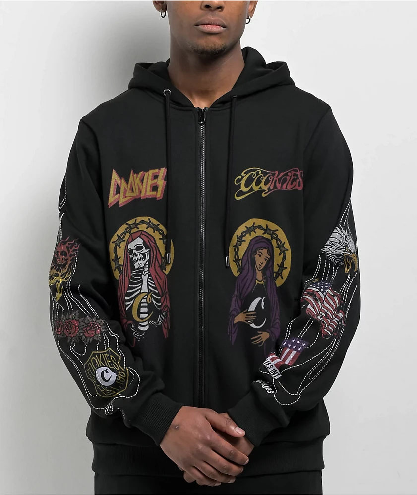 Cookies Highway Black Zip Hoodie