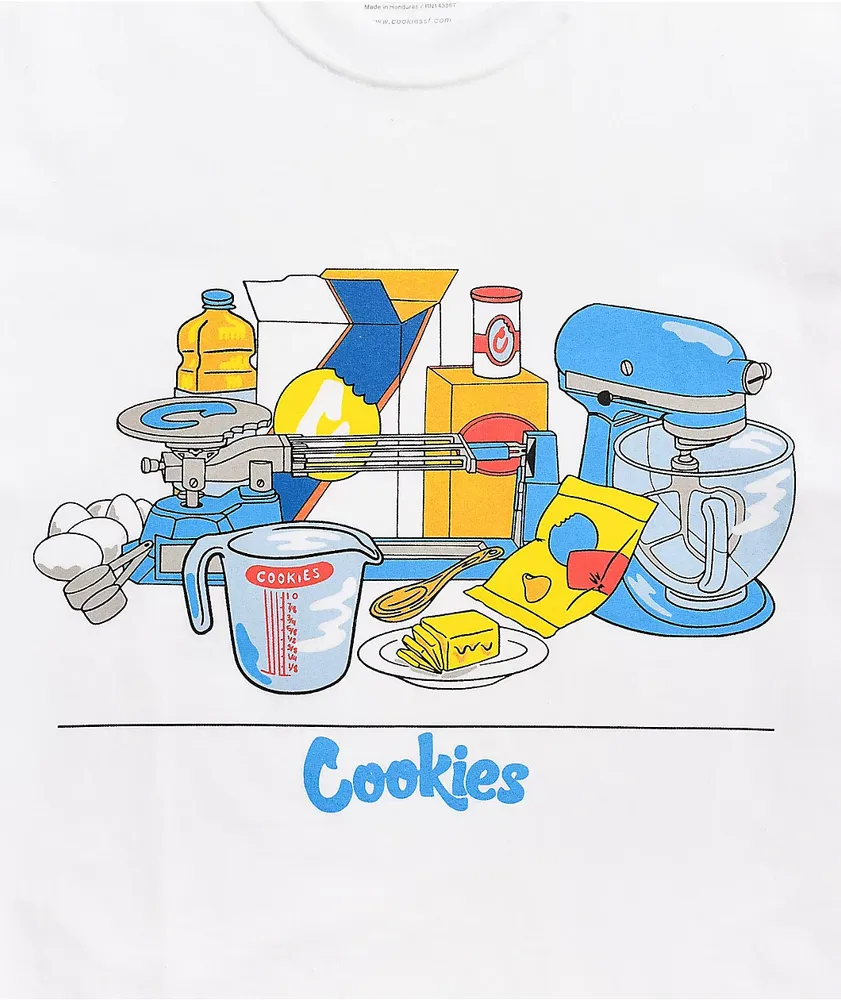 Cookies Ingredients White T-Shirt