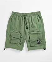 Cookies Key Largo Olive Cargo Shorts