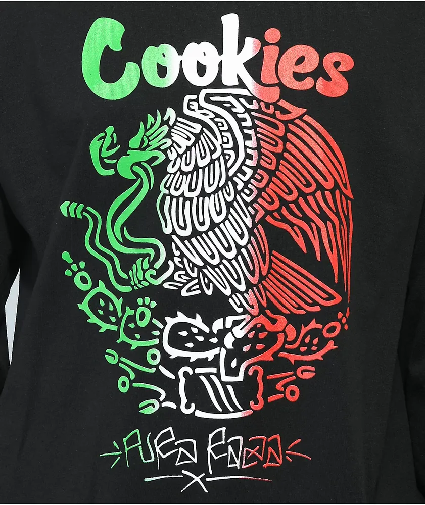 Cookies La Raza Black Long Sleeve T-Shirt