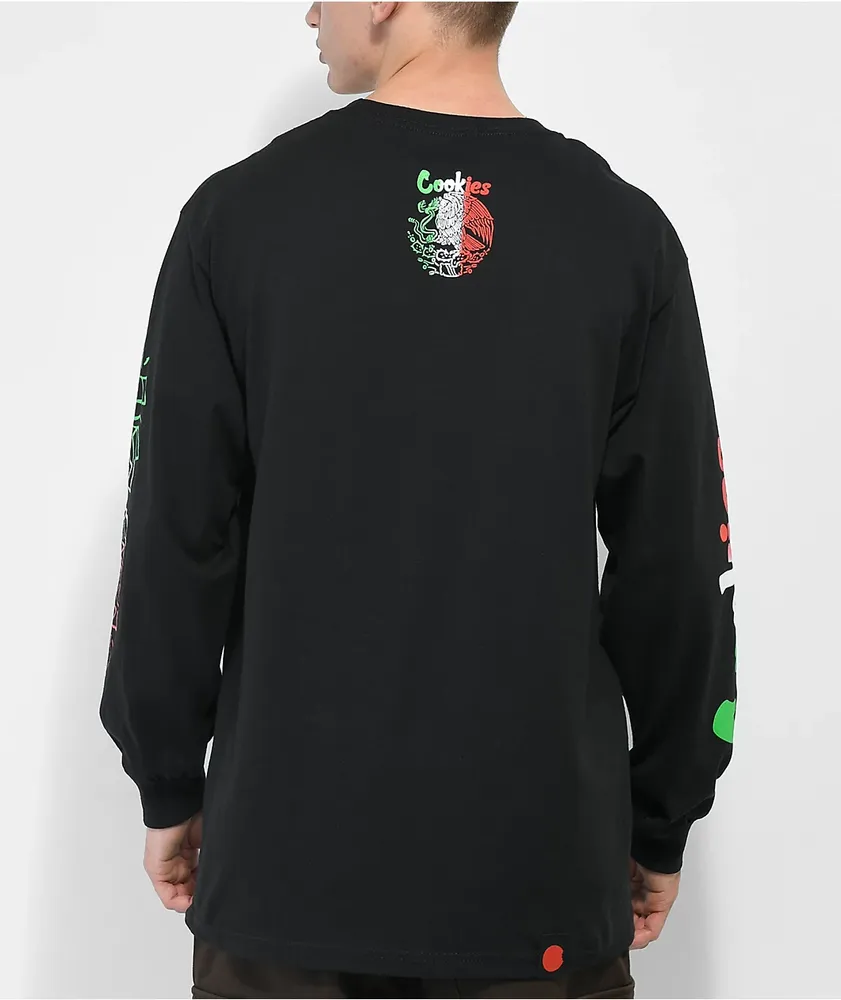 Cookies La Raza Black Long Sleeve T-Shirt